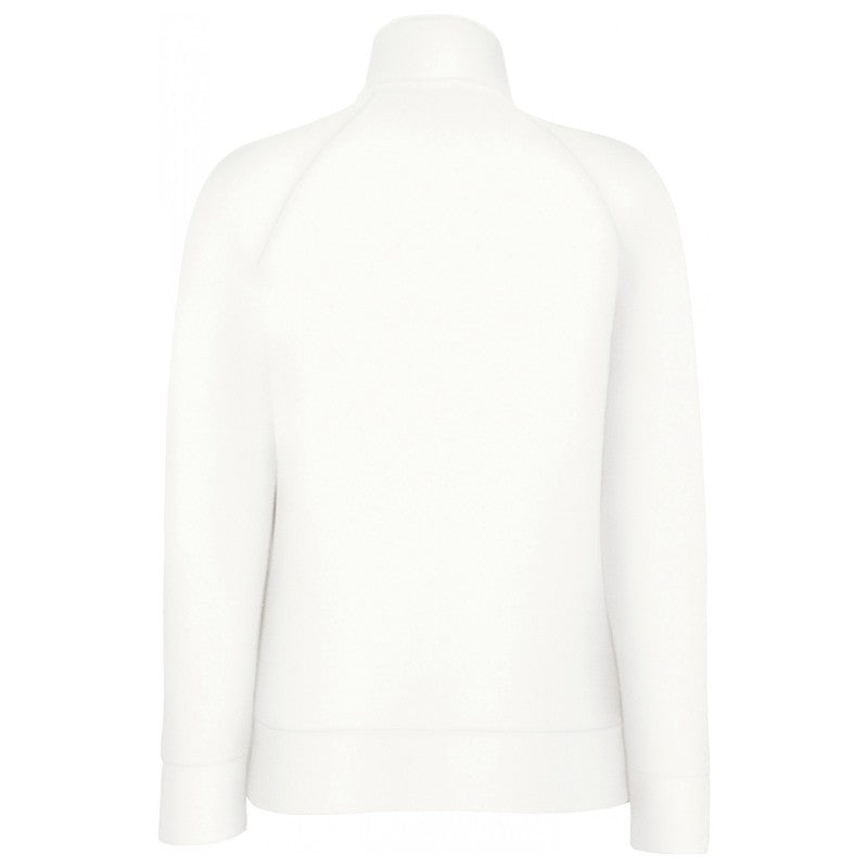 Women's White or Black Zipped Work Jacket