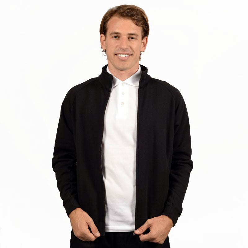 Women's White or Black Zipped Work Jacket