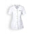Women's Short Sleeve White Medical Blouse