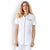 Women's Short Sleeve White Medical Blouse