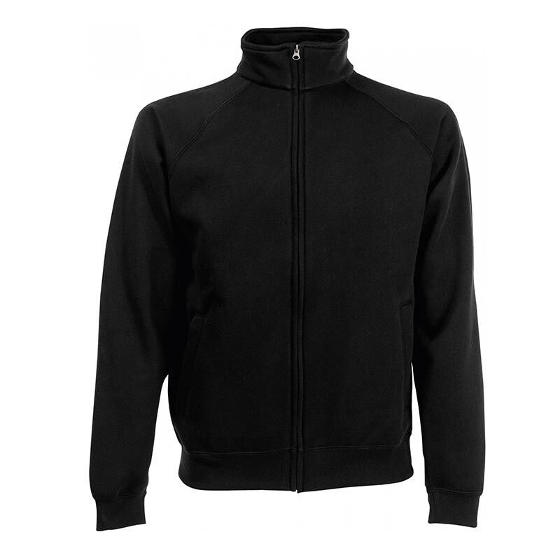 Men&#39;s Black Fleece Jacket - TOPTEX