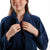 Navy Blue Fleece Pass-Through Jacket