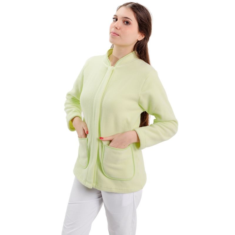 Navy Blue Fleece Pass-Through Jacket